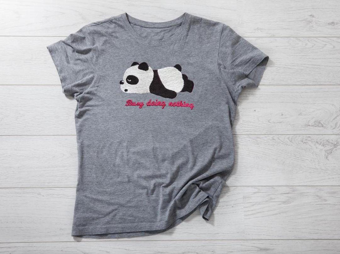 Lazy Panda Humour Tee