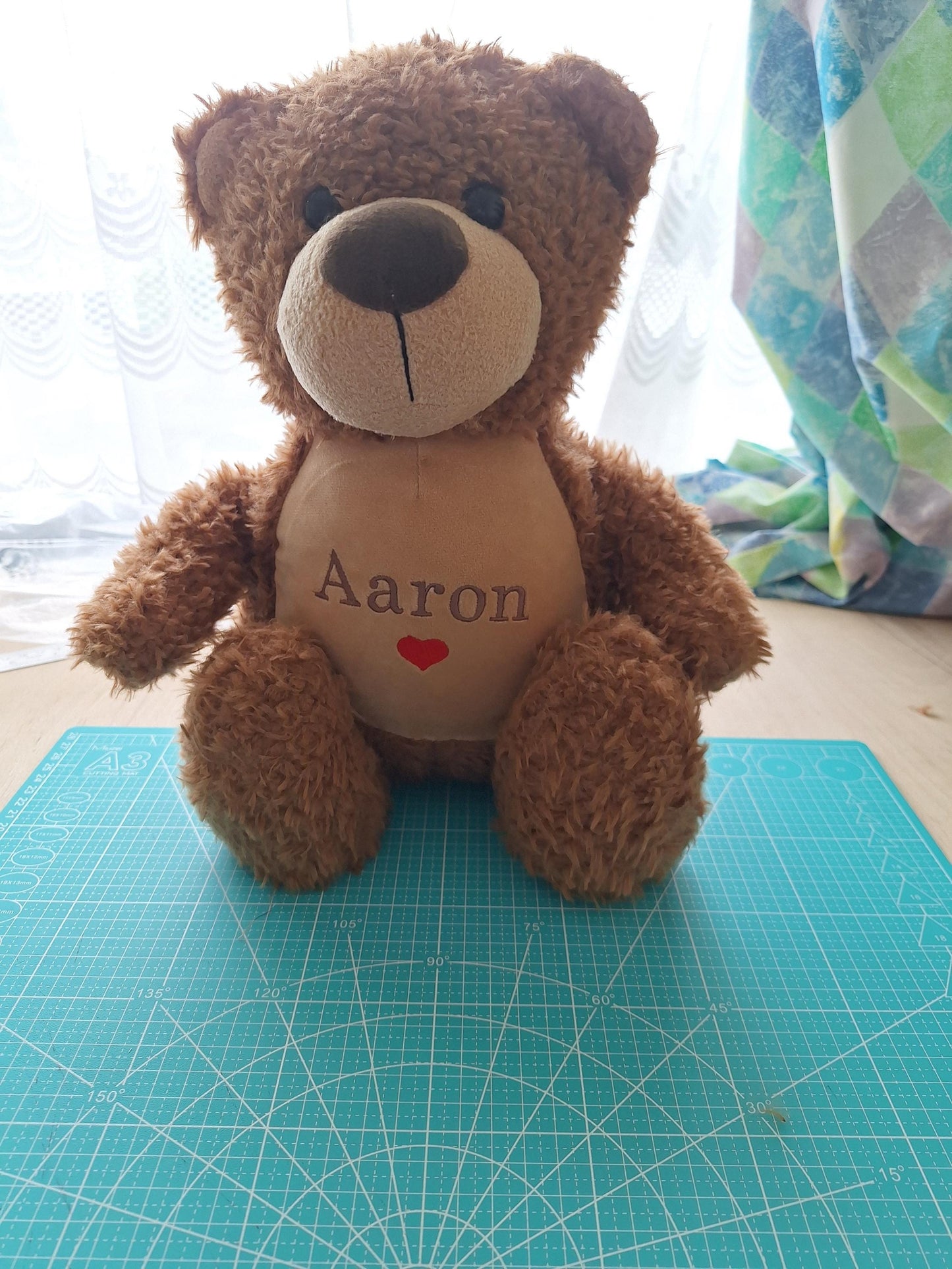 Large Personalised Teddy Bear – Custom Embroidery
