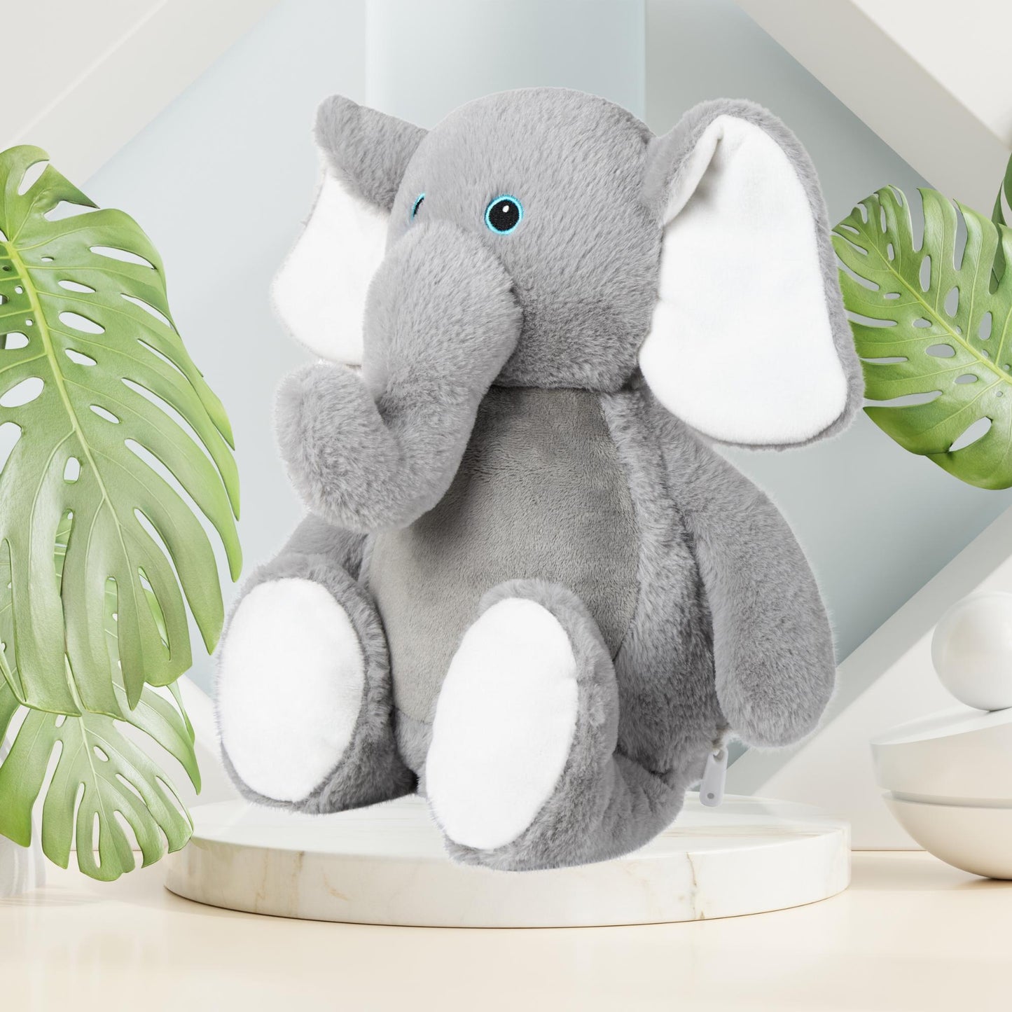 Large Personalised Plush Elephant – Custom Embroidery