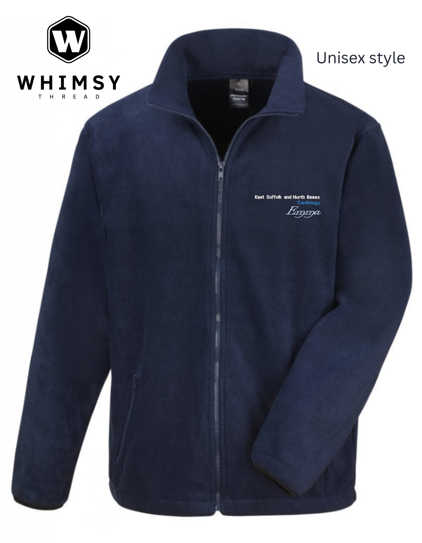 Custom Embroidered Hospital Work Fleece
