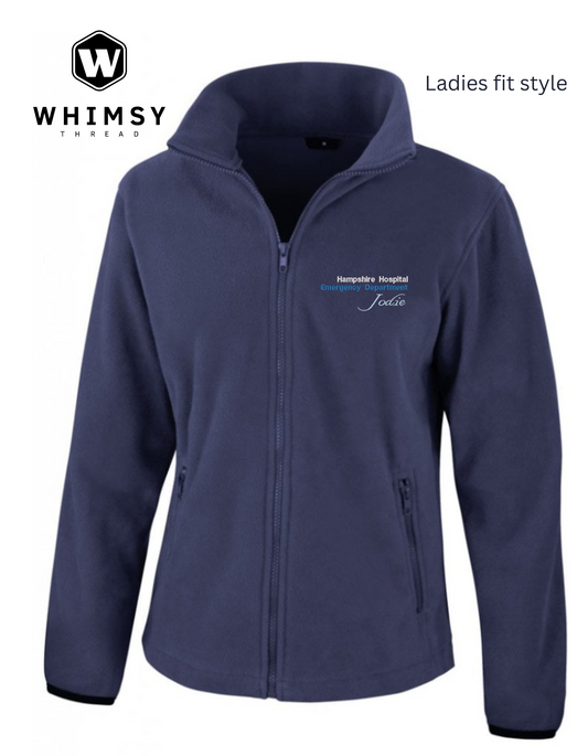 Custom Embroidered Hospital Work Fleece