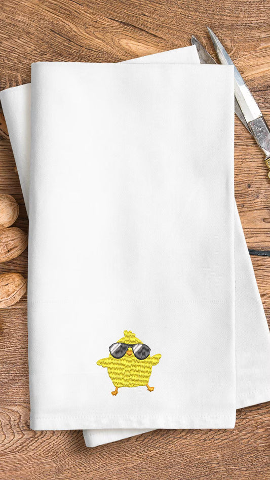 Kitchen Towel With Cool Chick Motif